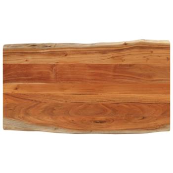 ARDEBO.de - Tischplatte 120x60x2,5cm Rechteckig Massivholz Akazie Baumkante