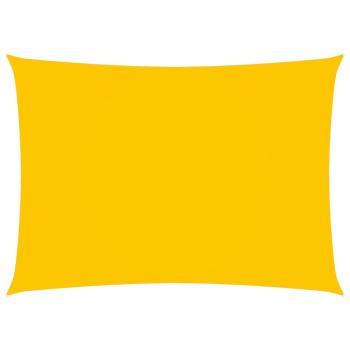 Sonnensegel Oxford-Gewebe Rechteckig 3x5 m Gelb
