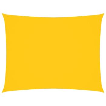 Sonnensegel Oxford-Gewebe Rechteckig 5x7 m Gelb