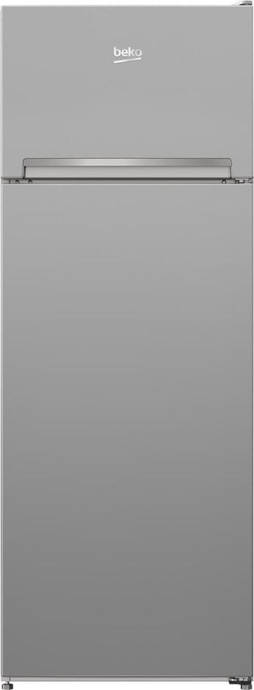 ARDEBO.de Beko RDSA240K40SN Stand Kühl-Gefrierkombination, 54 cm breit, 223 L, LED Illumination, silber
