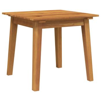 Gartenstühle mit Tisch 3er Set Grau Akazienholz
