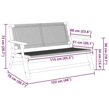Gartenset mit 5 Stühlen und Tisch in Schwarz aus massivem Akazienholz