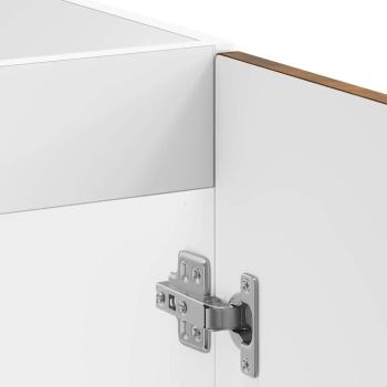 Küchenschrank ""Kalmar"" mit Doppelspülen Rauchesche Holzwerkstoff