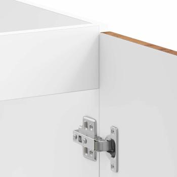 Unterschrank ""Porto"" mit Waschbecken Altes Holz 80x46x84,5 cm Ingenieurholz