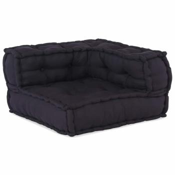 Modular Poufs 3er Set Anthrazit Stoff