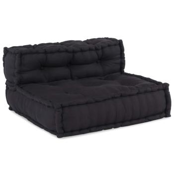 Modulare Poufs 4er Set Anthrazit