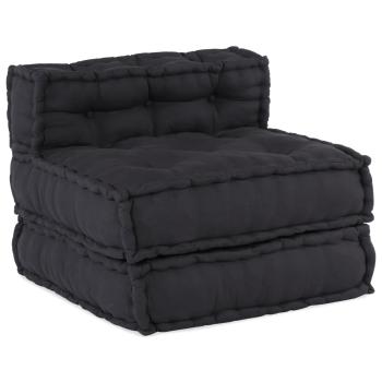 Modulare Poufs 4er Set Anthrazit
