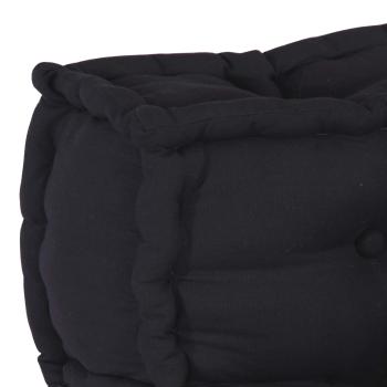 Modular Pouffes 4er Set in Anthrazit aus Stoff