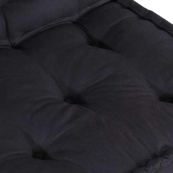 Modular Pouffes 4er Set in Anthrazit aus Stoff