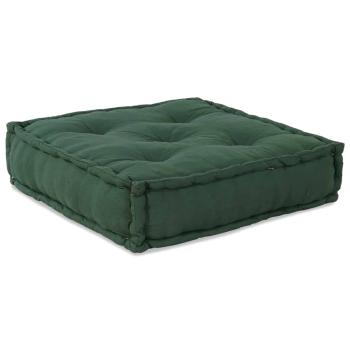 Modularer Pouf 4er Set Grüner Stoff