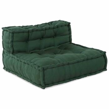 Modularer Pouf 4er Set Grüner Stoff