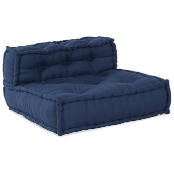 Modulare Poufs - 4er Set aus Indigo Stoff