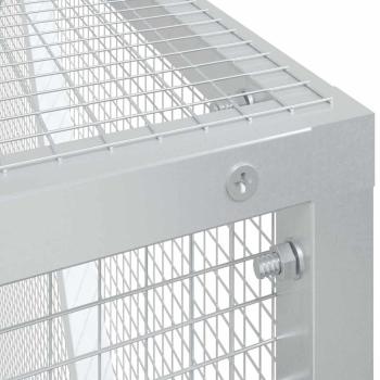 ARDEBO.de - Vogelvoliere Anthrazit 302x206x214 cm Stahl