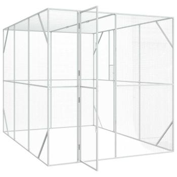 Vogelvoliere Anthrazit 302x206x214 cm Stahl