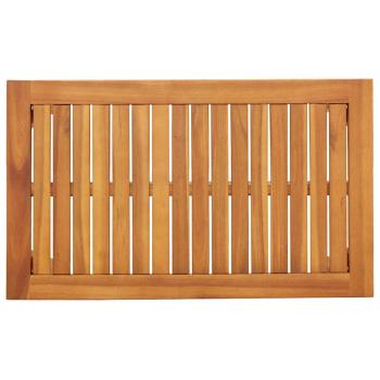 3-teiliges Garten-Sofaset mit Kissen aus massivem Akazienholz
