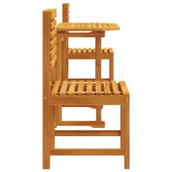 3-teiliges Bistro-Set für den Garten aus massivem Akazienholz