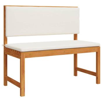 4-teiliges Garten-Esszimmer-Set aus massivem Akazienholz