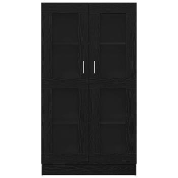 Bücherregal Schwarz Eiche 82,5x30,5x150 cm Holzwerkstoff