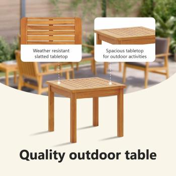 Gartensofa-set 6 pcs Braun Massivholz Akazie
