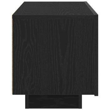 Nachttisch Schwarz Eiche cm Holzwerkstoff