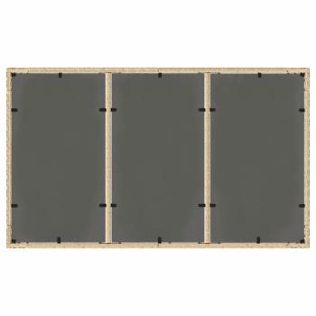 7-teiliges Garten-Esszimmer-Set mit Kissen Beige Poly Rattan