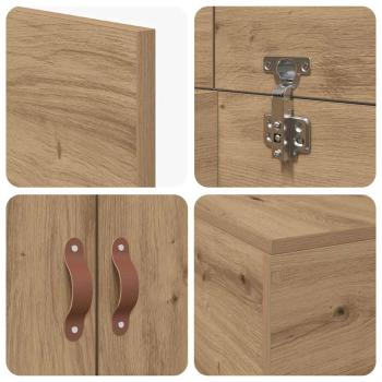 Stauraum Bettgestell Artisan Eiche 80x200 cm