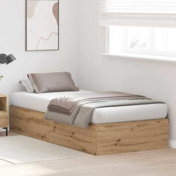 Stauraumbett Rahmen Artisan Eiche 90x200 cm