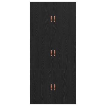 Stauraumbettgestell Schwarz Eiche 100x200 cm