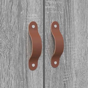 Stauraumbettgestell Grau Sonoma 120x200 cm