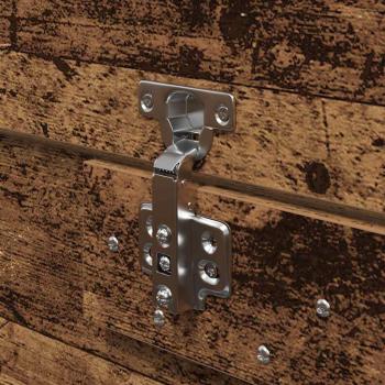 Bettgestell mit Stauraum Altes Holz 150x200 cm