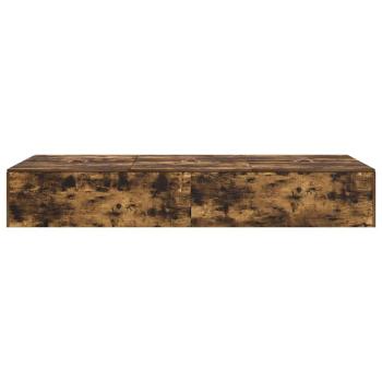 Stauraum Bettgestell Rauch Eiche 90x190 cm
