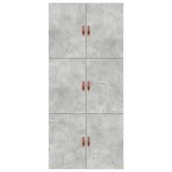 Bettgestell Beton grau Holzwerkstoff Robust