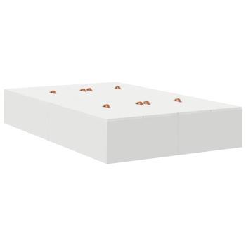 Stauraum Bettgestell Weiß 120x190 cm