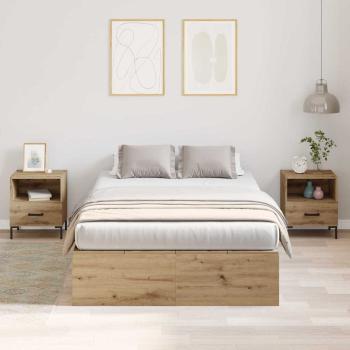 Stauraum Bettgestell Artisan Eiche 120x190 cm