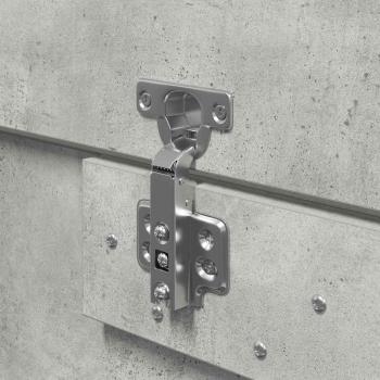 Bettgestell mit Stauraum Beton Grau 140x190 cm
