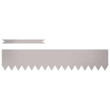 Raseneinfassung 50 pcs 100 x 0,05 x 20 cm Wetterfeststahl