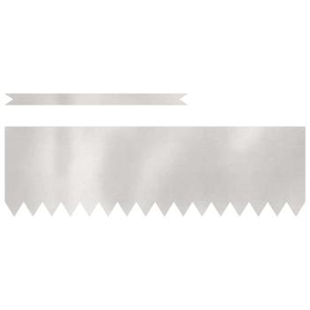 Rasenrandsteine 30 Stück 100x0,5x30 cm Edelstahl