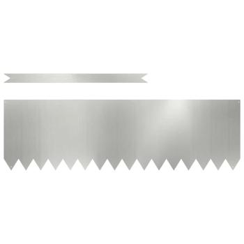 Raseneinfassung 30 pcs 100 x 0,05 x 30 cm Verzinkter Stahl