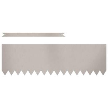 Rasenrandsteine 30 Stück 100x0,5x30 cm Wetterfester Stahl