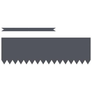 Rasenbegrenzungen 50 Stück Anthrazit 100x0,5x30 cm Stahl