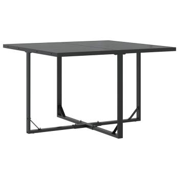 10-teiliges Gartenesszimmer-Set mit Kissen aus Stahl und Textilene