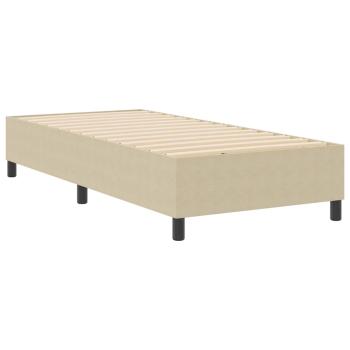 Boxspringbett Hellgrün Grau 80x200 cm Cordstoff