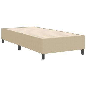 Boxspringbett Hellgrün Grau 80x200 cm Cordstoff