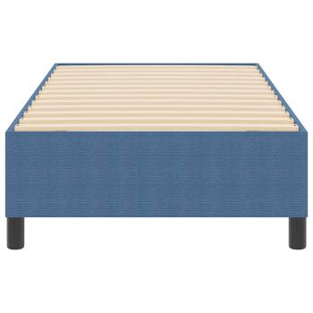 Boxspringbett Blau Einzel Cord-Stoff