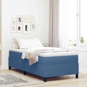 Boxspringbett Blau Einzel Cord-Stoff