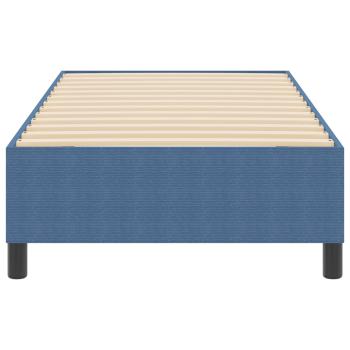 Boxspringbett Blau 90x200 cm Cordura-Stoff