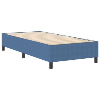 Boxspringbett Blau 90x200 cm Cordura-Stoff