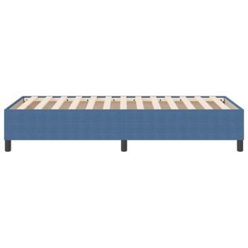 Boxspringbett Blau 90x200 cm Cordura-Stoff