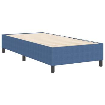 Boxspringbett Blau 90x200 cm Cordura-Stoff