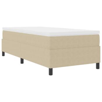 Boxspringbett Hellgrün Grau 90x200 cm Cordstoff